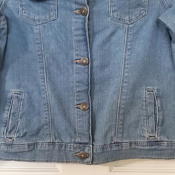 Carter's Denim Button Front Jacket Girls Size 10 - Picture 7 of 8